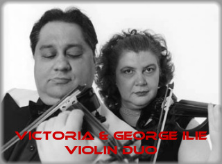 Victoria och George violin duo